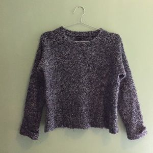 grey knit sweater